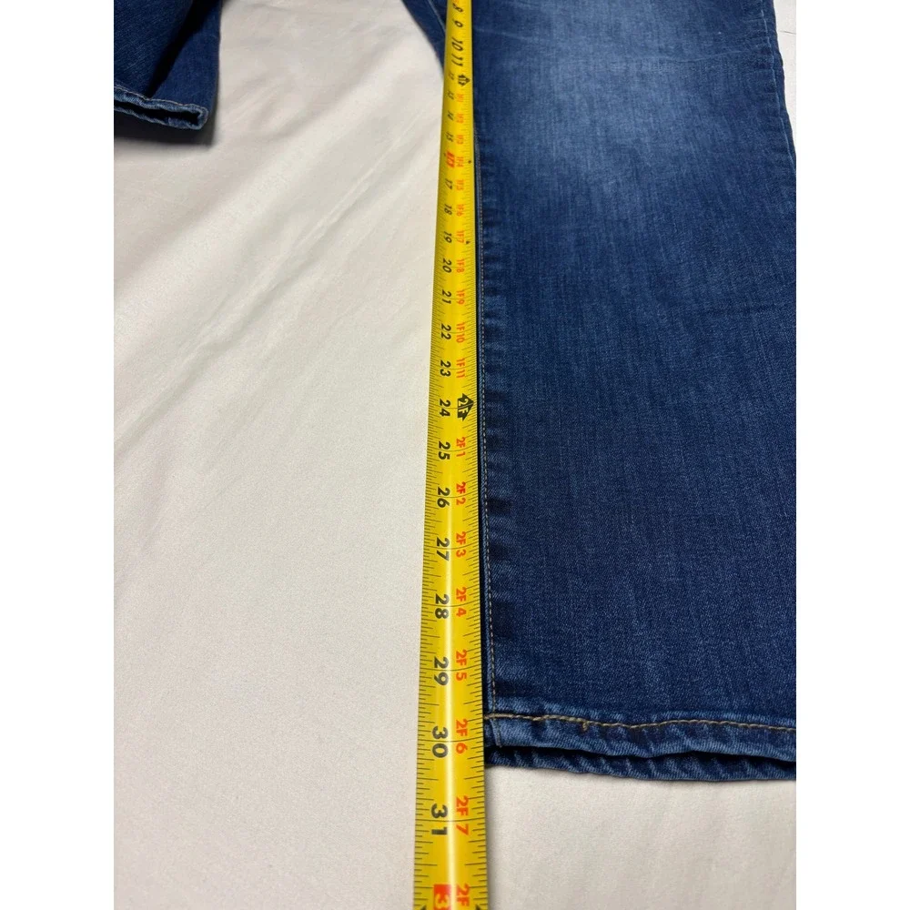 NWT Lucky Brand 410 Athletic Straight Jeans Blue Mens 38 x 30